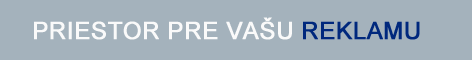 Priestor pre Vašu reklamu